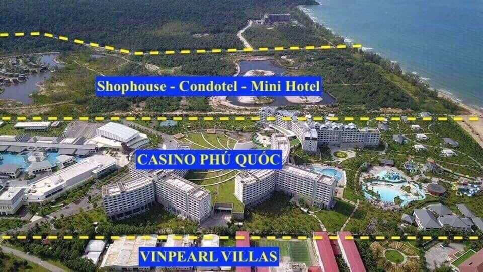 Sơ đồ vị trí khu Condotel & Shoptel Phú Quốc